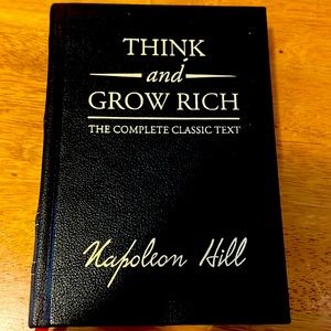 Think and Grow Rich by Napoleon Hill,Hard back gold page edition